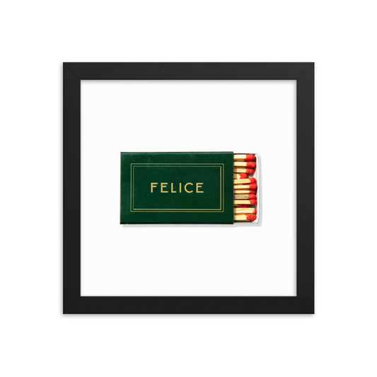 Felice Matchbox Framed Print