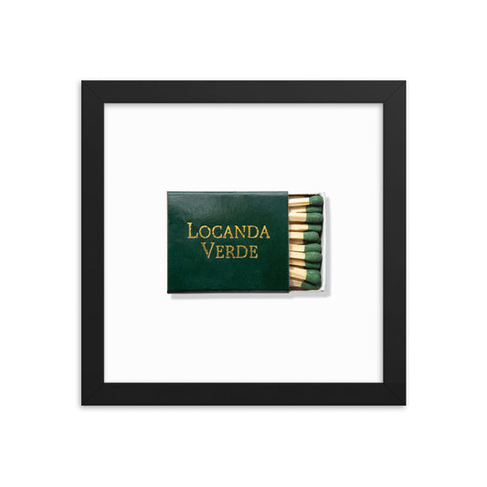 Locanda Verde Matchbox Framed Print