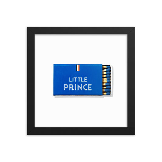 Little Prince Matcbbox Framed Print