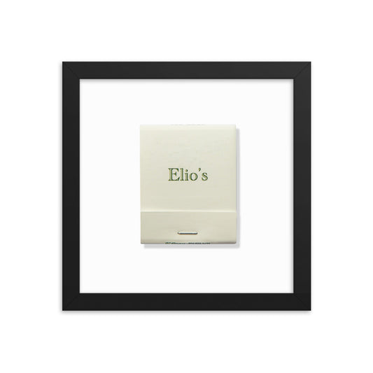 Elio’s Matchbox Framed Print