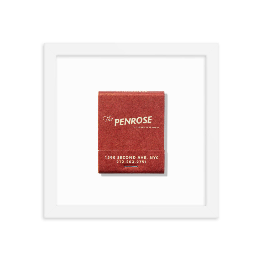 The Penrose Matchbox Framed Print