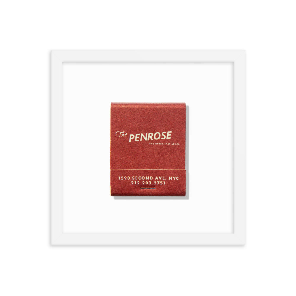 The Penrose Matchbox Framed Print